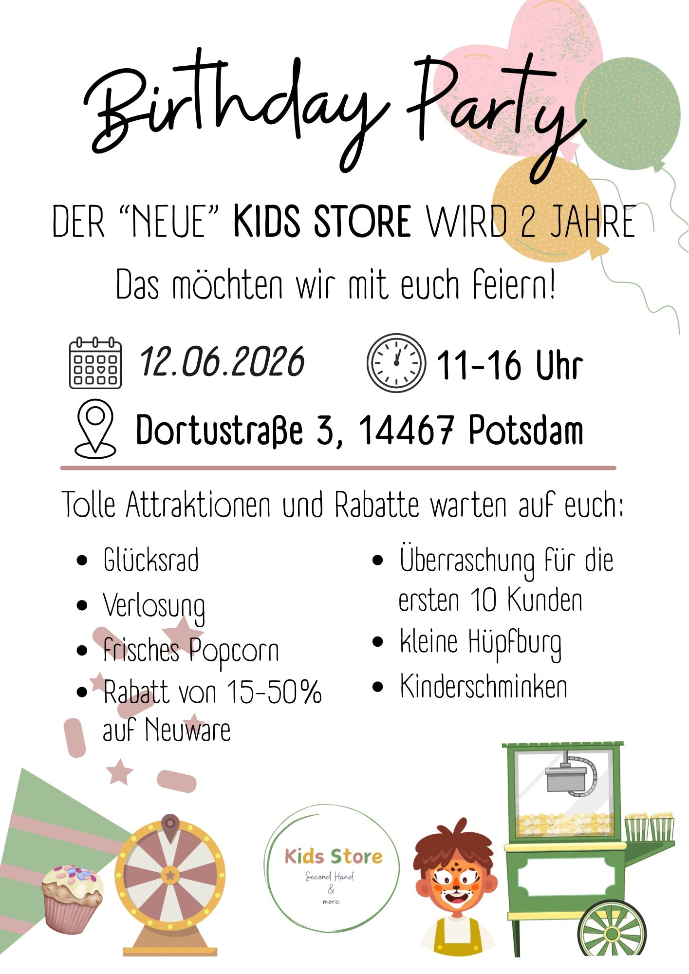 Birthday Party - der Kids Store wird 2 Jahre